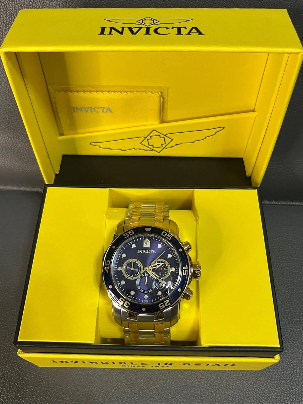 Invicta Pro Diver SCUBA Men's Watch - 48mm, Steel, Gold (0077)